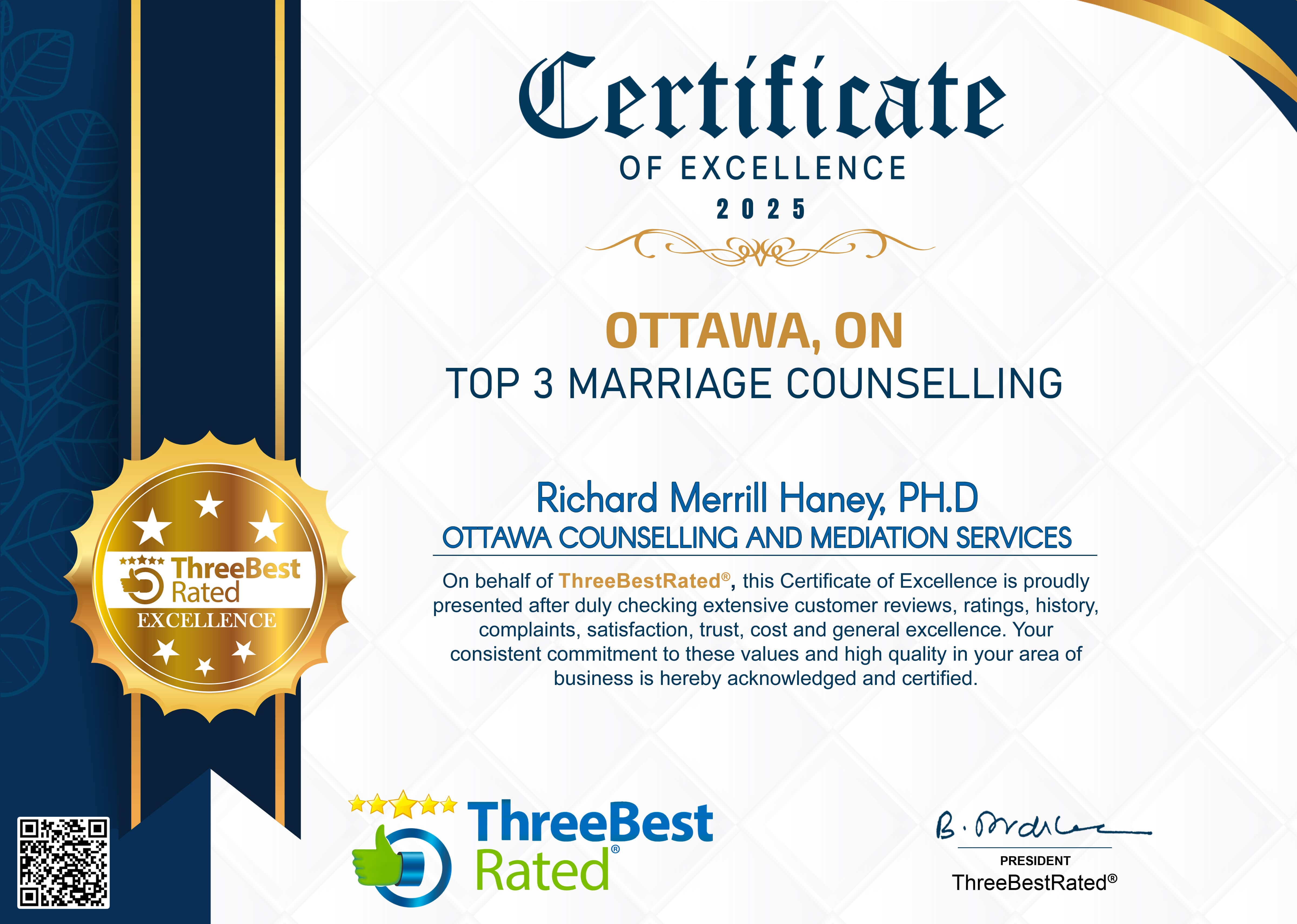 Top 3 Marriage counselling 2025. Ottawa, ON